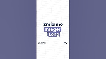 🟣 Zmienne Integer i Long #excel #vba #improvio