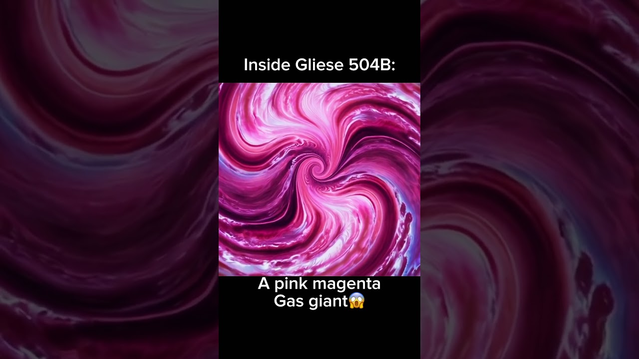Inside Gliese 504b a pink magenta Gas giant😱