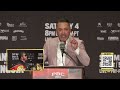 Oscar dela Hoya disrespects Canelo at the final press conference | #CaneloMunguia