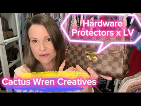 REMOVING & Replacing the hardware protectors on our Louis Vuitton