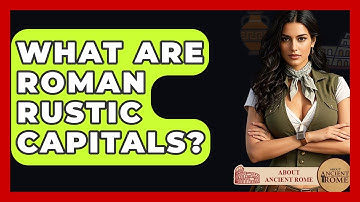 What Are Roman Rustic Capitals? - All About Rome