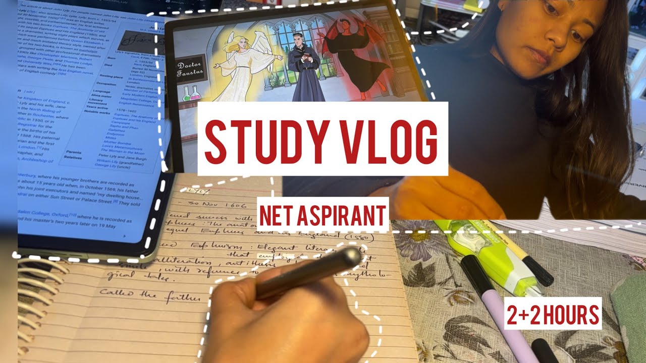 Study Vlog 8 | UGC NET English JUNE 2026 | 4 hours study 📚 