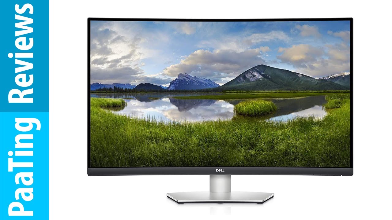 Dell S3221QS 32 Inch Curved 4K UHD, VA Ultra-Thin Bezel Monitor