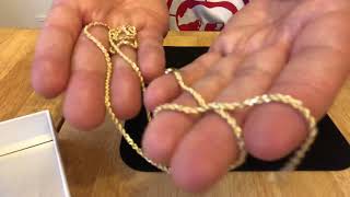 Jacoje 2mm 14k Rope Chain - Review