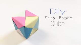 Celebrity Origami paper cube | Diy easy paper cube |How to make a paper cube|paper cube|kfc craft |origami Net Worth