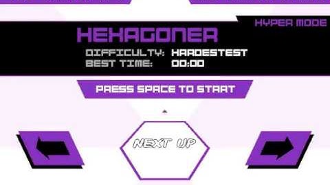 super hexagon in one try