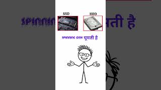 SSD और HDD — एक नहीं हैं! 💻⚡🔥 #viral