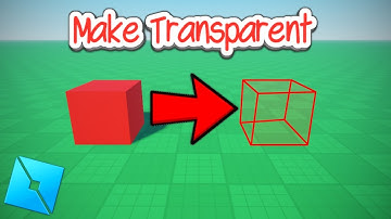 How to Make Something Transparent in Roblox Studio! (2025)