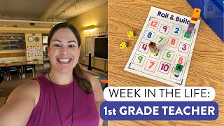 Week in the Life of a 1st Grade Teacher // Teaching Numbers 1-10 in First Grade