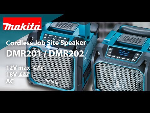 Makita Cordless Job Site Speaker DMR202 YouTube