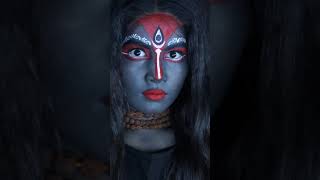 MAA KALI INSPIRED MAKEUP LOOK#shorts#ytshorts#makeuptutorial#indian festive look#statussong#easybase