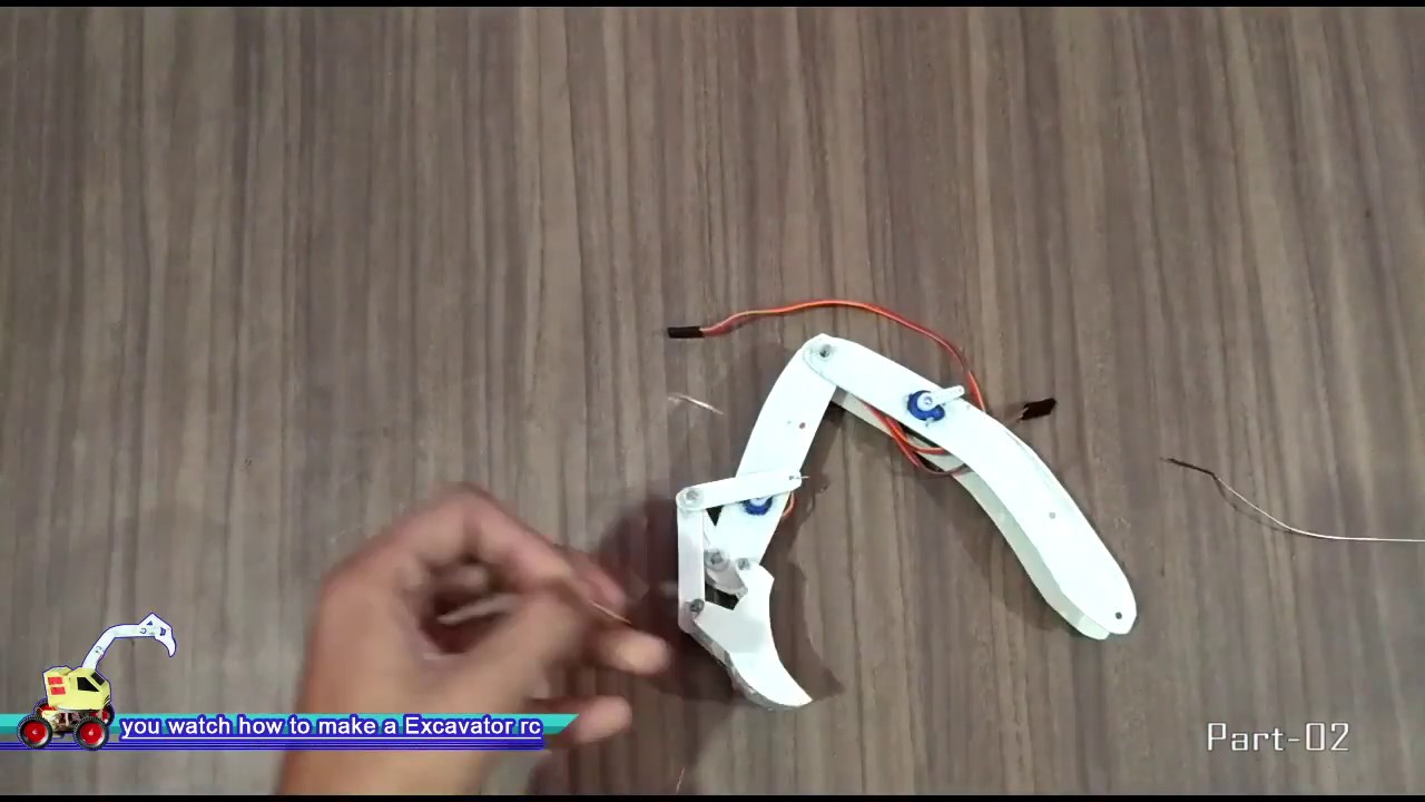 how to make fully control excavator rc part 2 YouTube