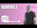 Come usare la funzione Finanziaria di Excel NOMINALE