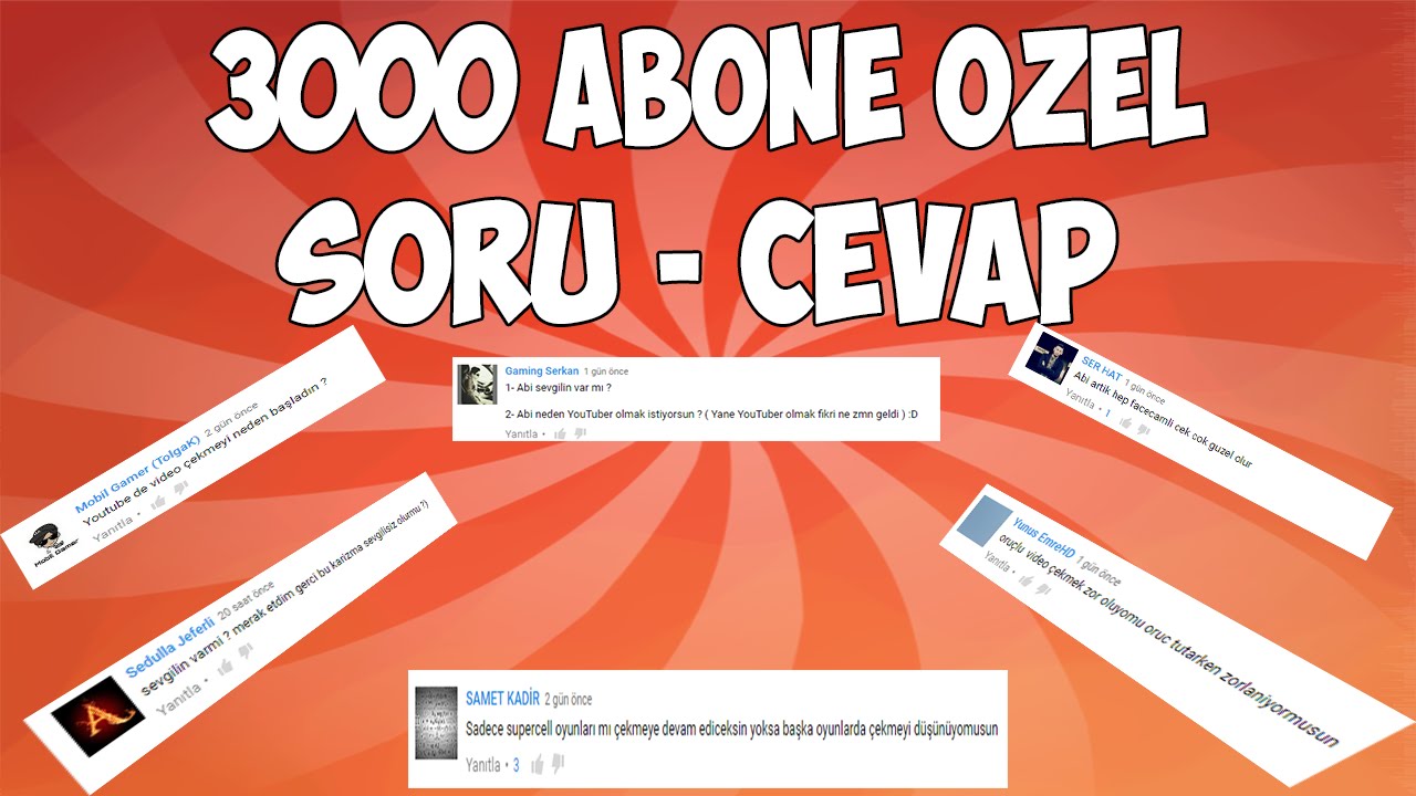 Sizlerin Sorulari Ile Facecamli Soru Cevap Part1 Youtube