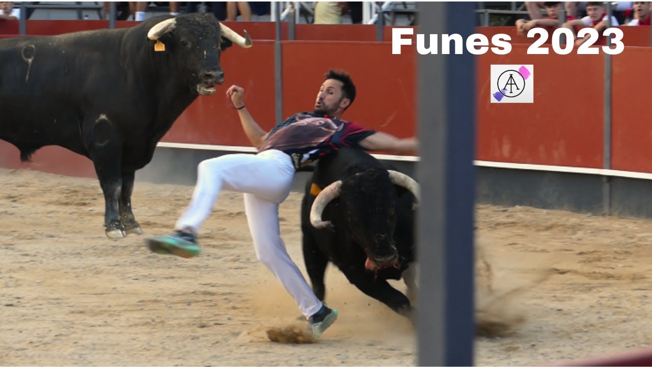 Increible Final!! Concurso de recortes con novillos-Toros en Funes ...