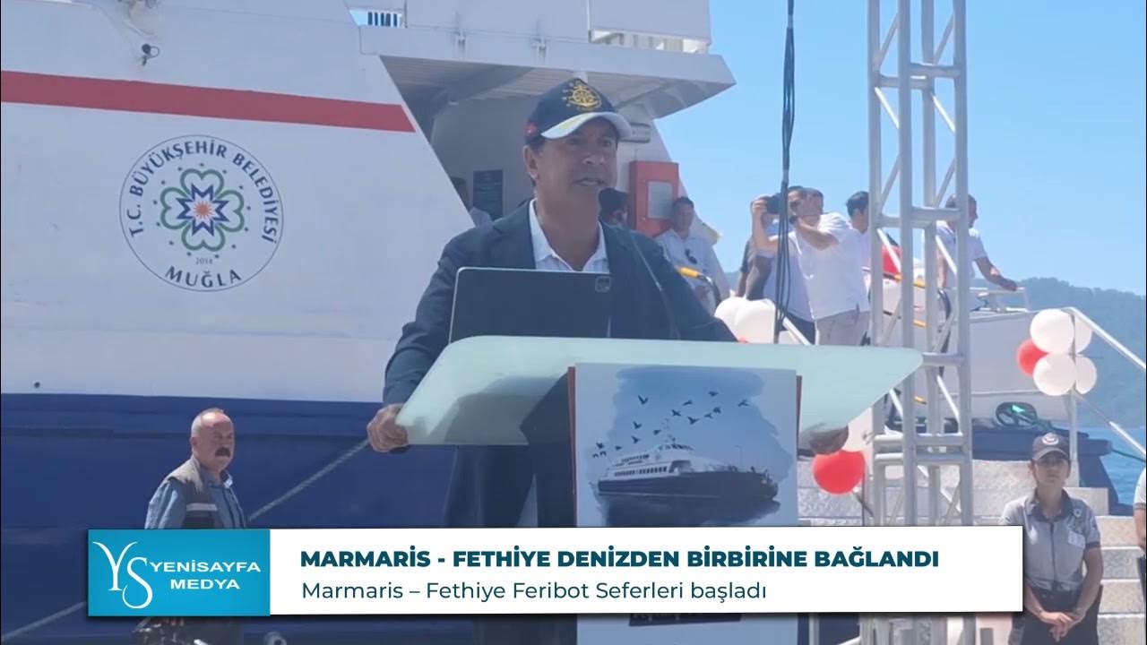 MARMARİS - FETHİYE DENİZDEN BİRBİRİNE BAĞLANDI