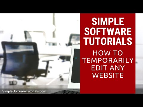 How to Temporarily Edit Any Website