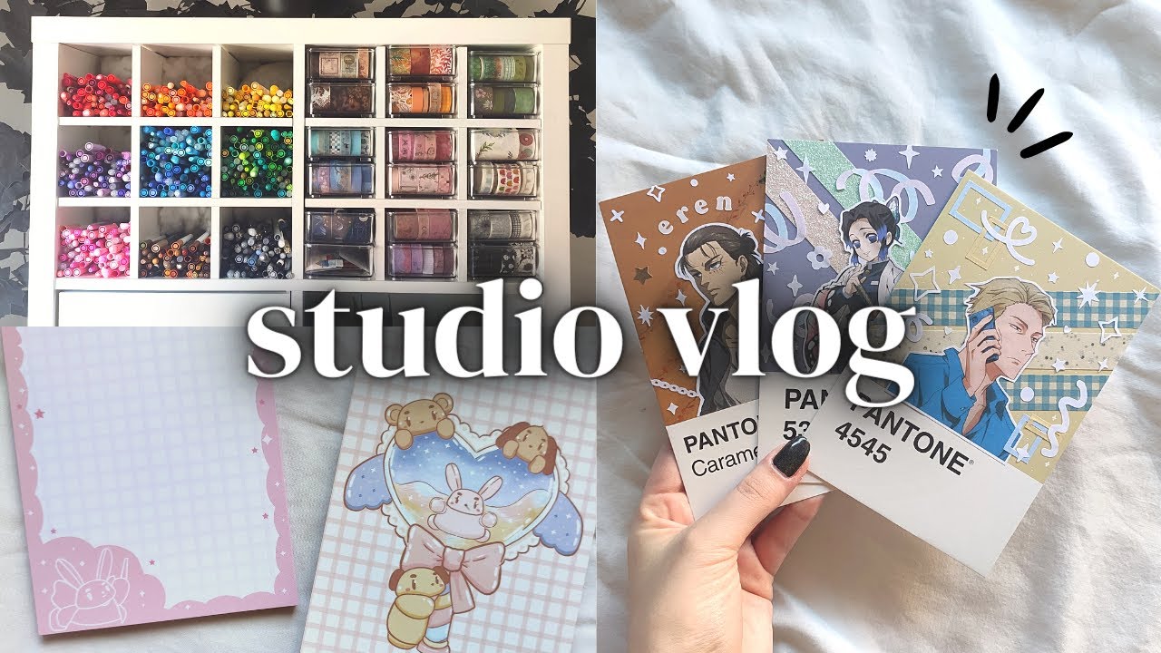 Packing Orders & Letters and Small Business Haul | STUDIO VLOG 🧸