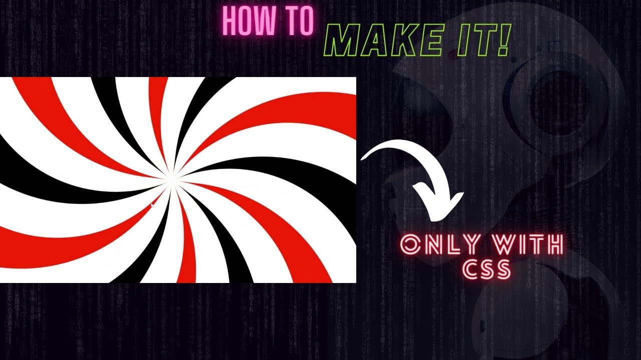 CSS Code | How to make Animated Swirl Background Effects. @ - YouTube