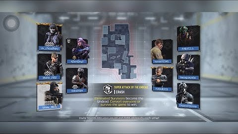 COD : Mobile || Super Attack Of The Undead || Crash Map