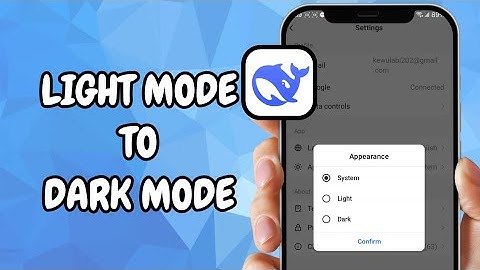 How To Change DeepSeek Ai From Light Mode To Dark Mode