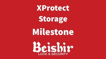 Milestone XProtect Storage