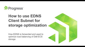 How EDNS is Used to Optimize Load Balancing of Dell ECS Storage | Progress Kemp LoadMaster