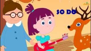 Doe A Deer - Popular English Nursery Rhymes with Lyrics