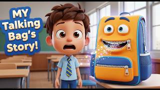 My Talking School Bag 😂🎒 | Funny School Story for Kids | Kids Cartoon.