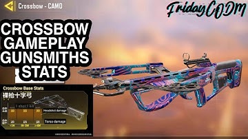*REAL* CROSSBOW FIRST LOOK CODM GUNSMITH GAMEPLAY