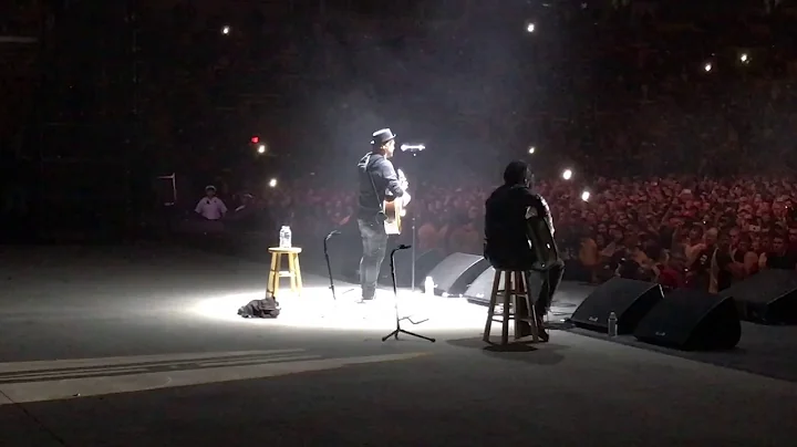 Corey Taylor and Christian Martucci performing hunger strike