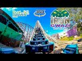 VR 360 Iron Gwazi Roller Coaster On Ride Back Seat POV Busch Gardens Tampa 2023 10 31