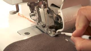 Serger Sewing: How to Sew a 2 Thread Flatlock