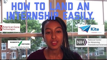 Land an internship in 6 easy steps without any experience!