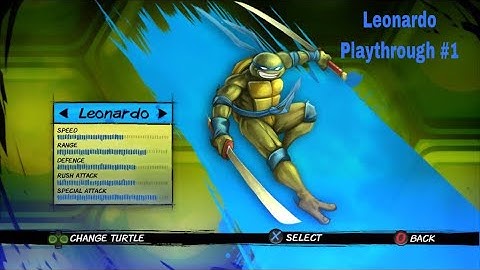 TMNT Turtles In Time Re-Shelled (Leonardo Playthrough) #1
