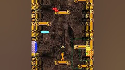 Tetris DS (NDS) - Catch mode gameplay