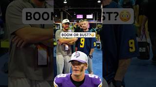 Is JJ McCarthy A BOOM Or BUST?🤔 #fyp #nfl #football #jjmccarthy #national #interview #sports