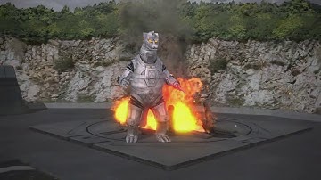 GODZILLA PS4 : MechaGodzilla vs Anguirus