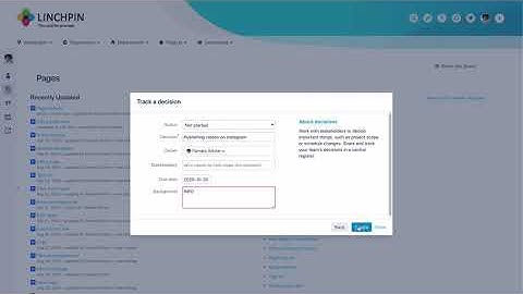 Decision Blueprint - Learn Atlassian Confluence & Linchpin Intranet #105