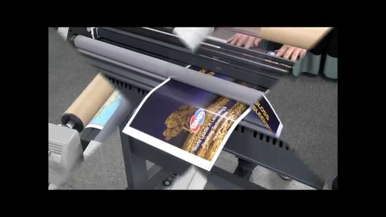 GMP ROLL LAMINATOR EXCELAMMICRO 1080RRS YouTube
