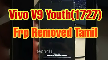 Vivo V9 Youth (1727) Frp Remove Best Miracle without box tamil