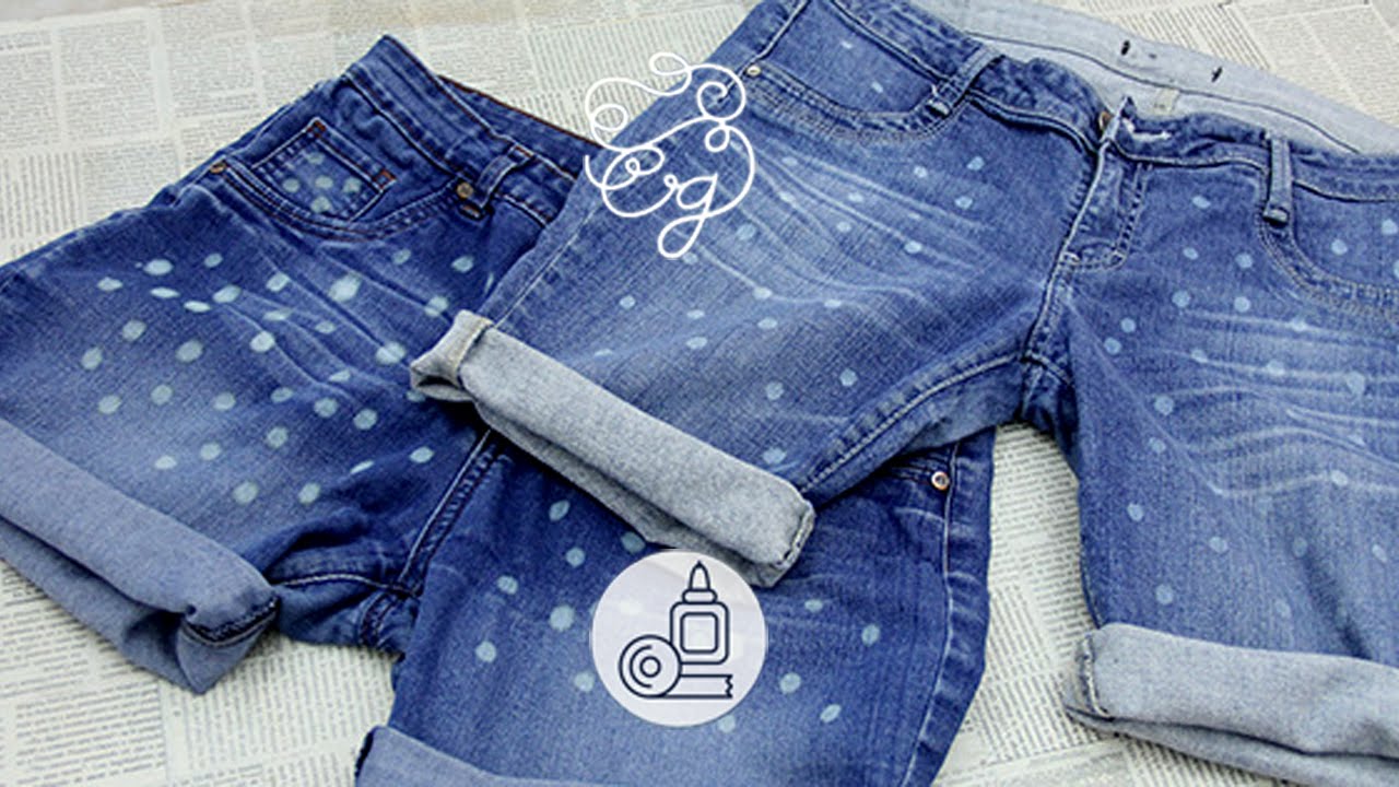 sello Novedad Oxidar ♥ DIY Shorts con jeans viejos | Craftingeek* - YouTube