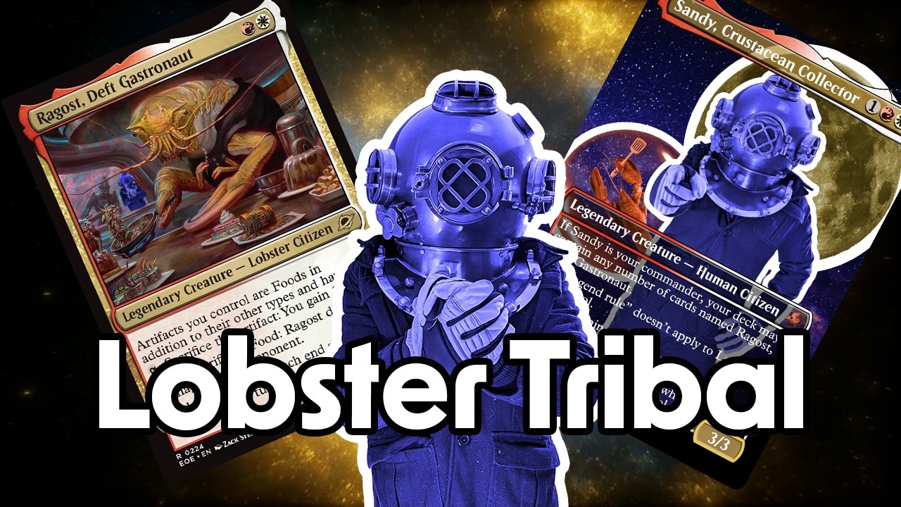 LOBSTER TRIBAL COMMANDER - Ragost, Deft Gastronaut with a custom commander! LOBSTER TRIBAL COMMANDER - Ragost, Deft Gastronaut with a custom commander!