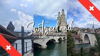 City hopping Switzerland: Lucerne, Bern, Interlaken, Zurich, Rhein Fall