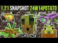 Minecraft 121 snapshot 24w14potato  the poisonous potato update