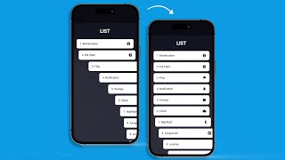 List View Animation One by One in Flutter!