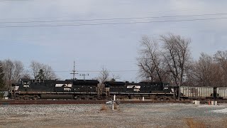 Trains along the Norfolk Southern Chicago District | 4/10/2022