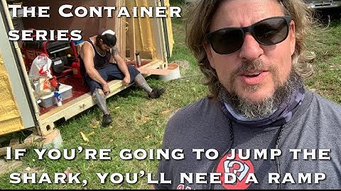 Building a loading ramp for the shipping container shop, Building a sturdy and easy to move ramp