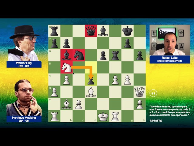 Mequinho PRENDEU a DAMA de Bobby Fischer?? Henrique Mecking Vs