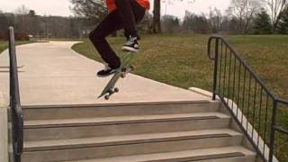 my kickflip down the skelton 4 set, blacksburg va